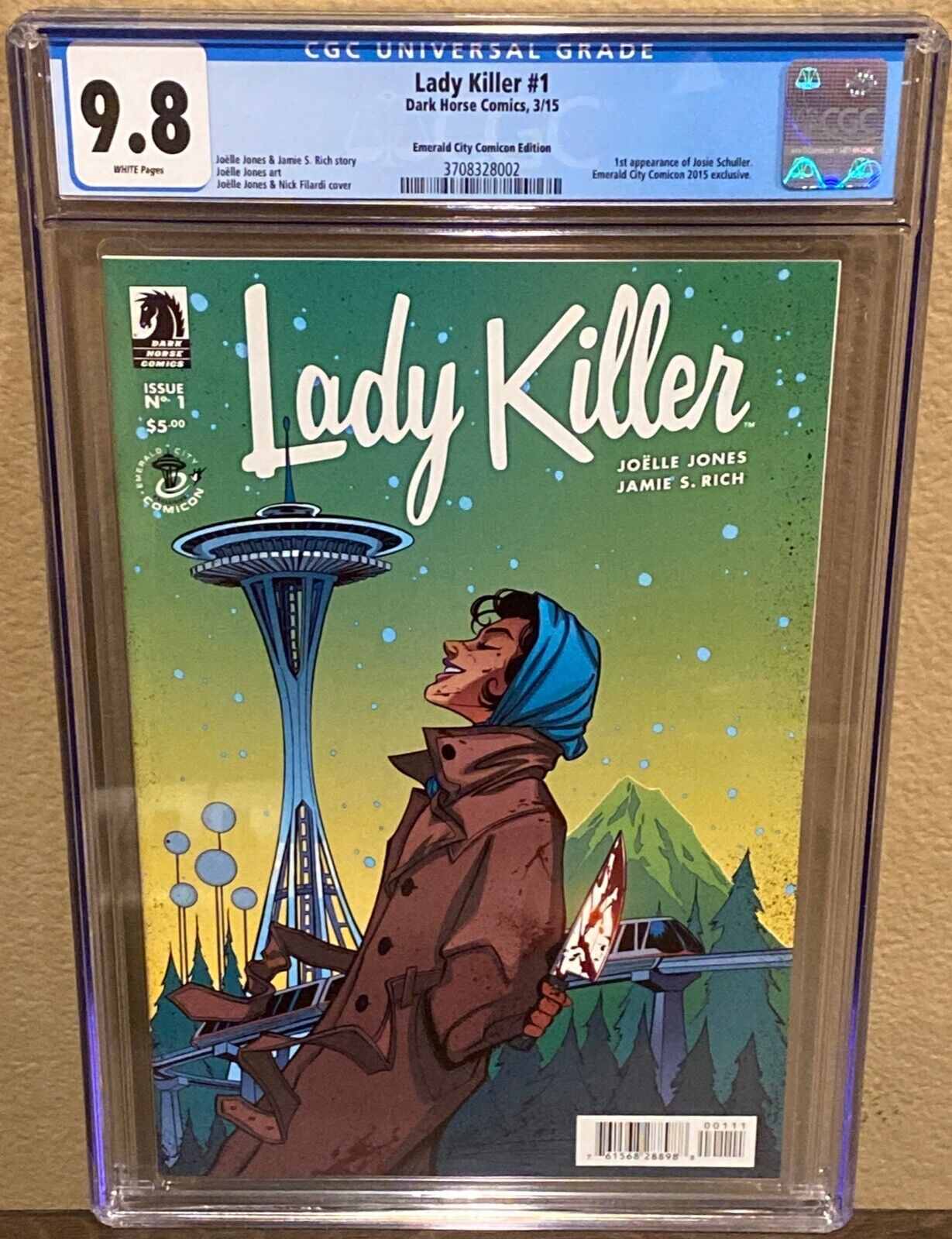 Lady Killer #1 CGC 9.8 Emerald City Comicon Edition MOVIE NETFLIX Blake Lively