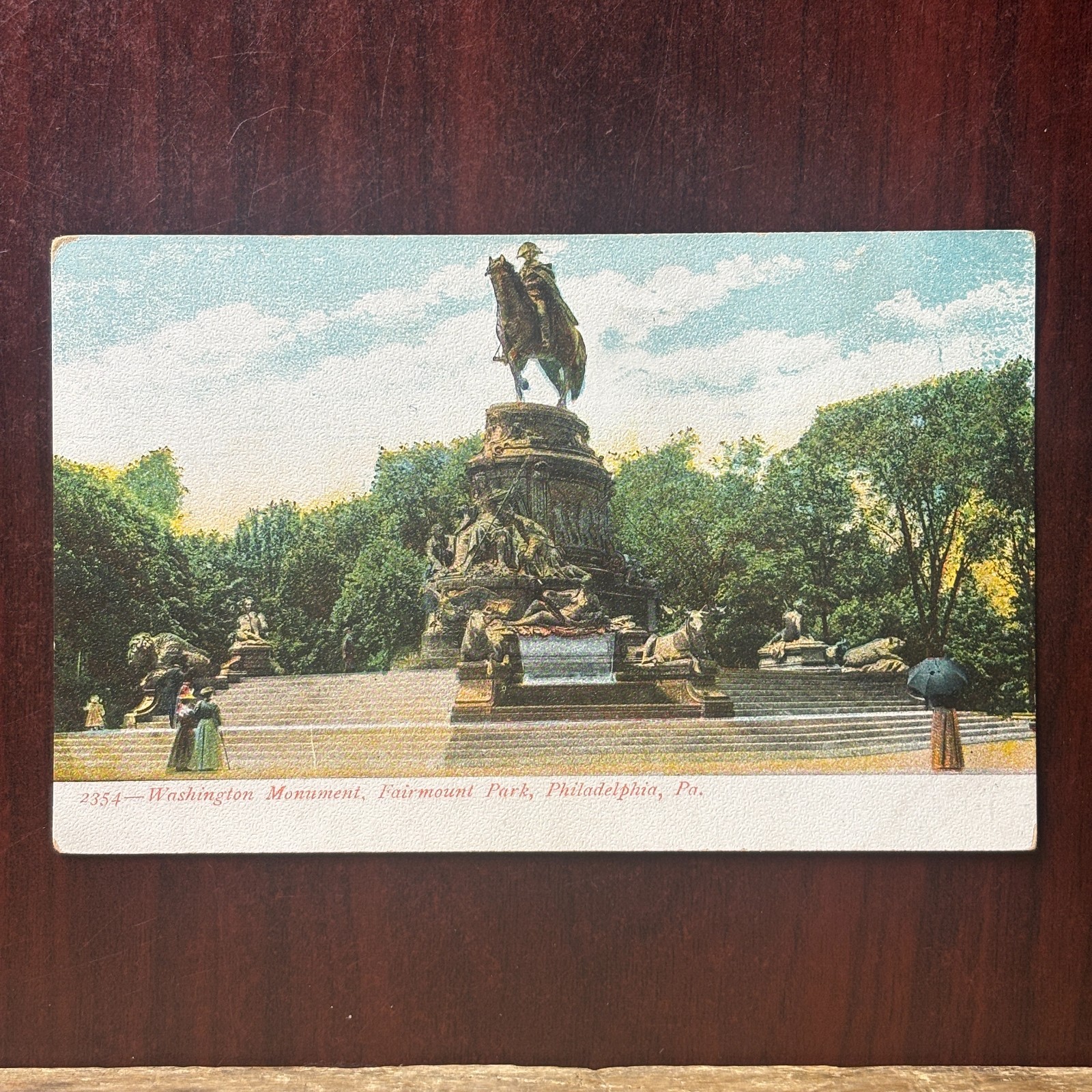 Antique Vintage Postcard Undivided Back Fairmount park Philadelphia PA
