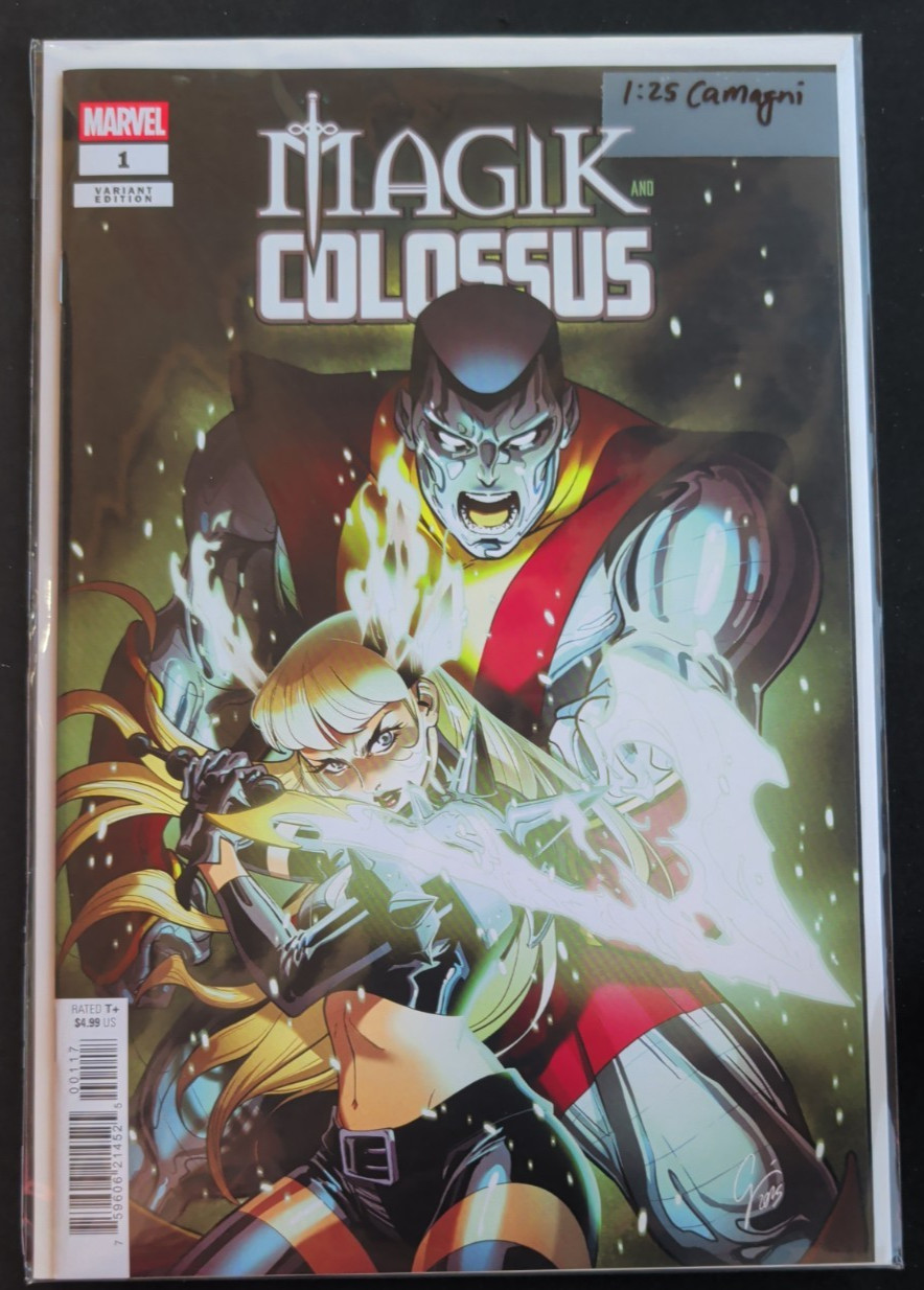 Magik and Colossus #1 1:25 Jacopo Camagni Ratio Variant (Marvel Comics 2026) NM