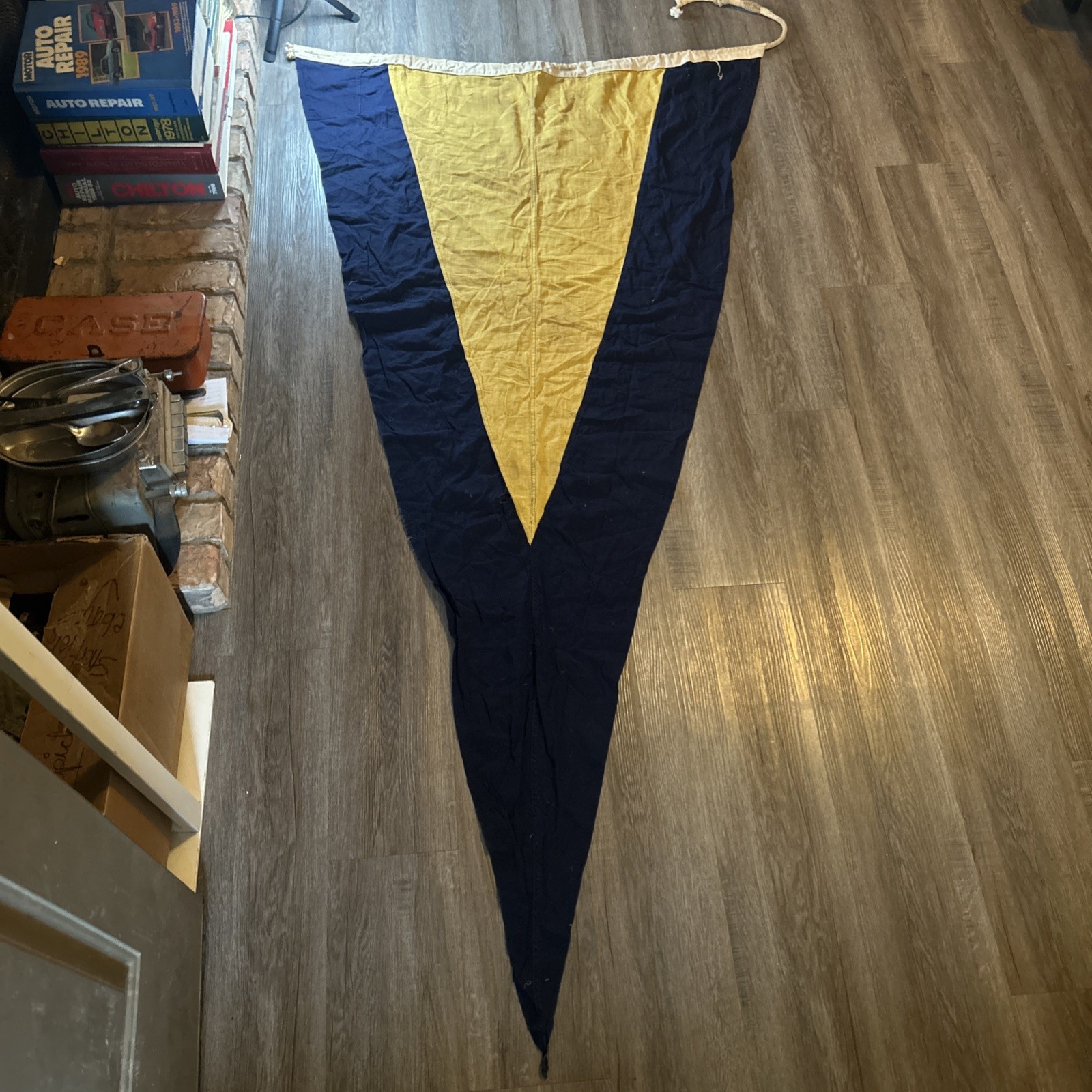Vintage Original WWII First Repeater Or  First Substitute pennant) Stamped 43