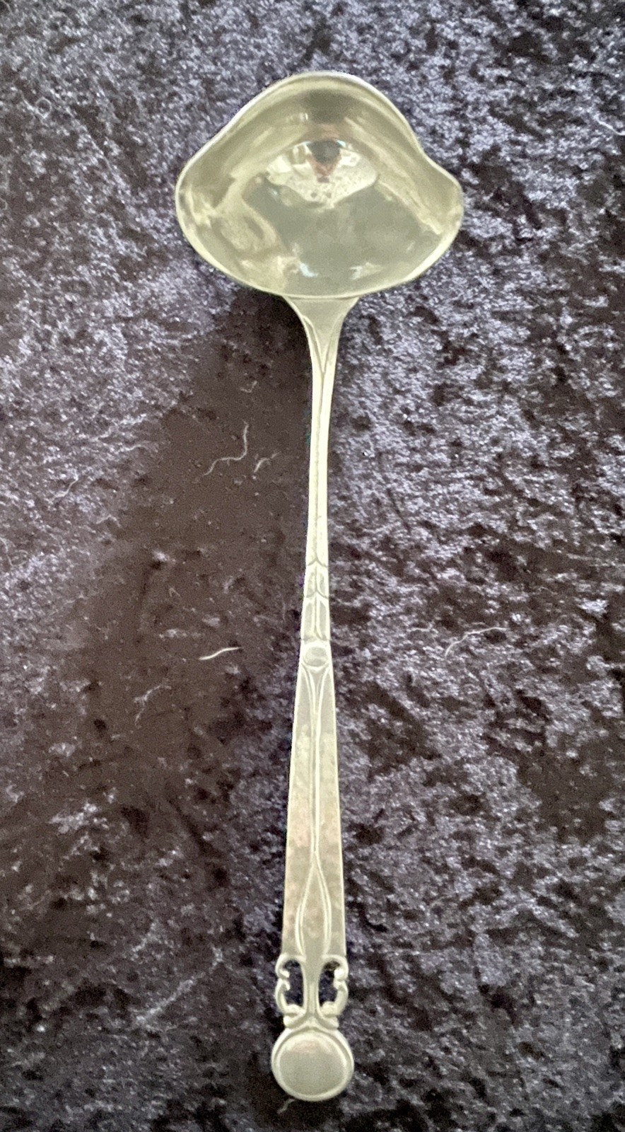 Vintage Old Newbury Pewter Punch Ladle, 13 1/2 Inches Long Vintage Old Newbury Pewter Punch Ladle, 13 1/2 Inches Long
