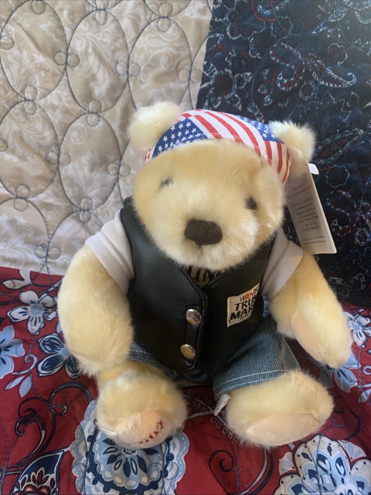 Herrington Teddy Bear Donald TRUMP Marina Casino 2002 President Vote Collection