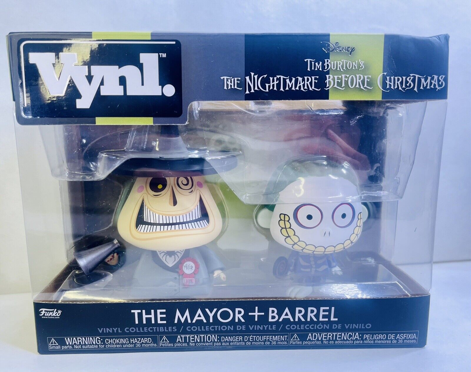 VYNL Mayor and Barrel Funko The Nightmare Before Christmas New in Box