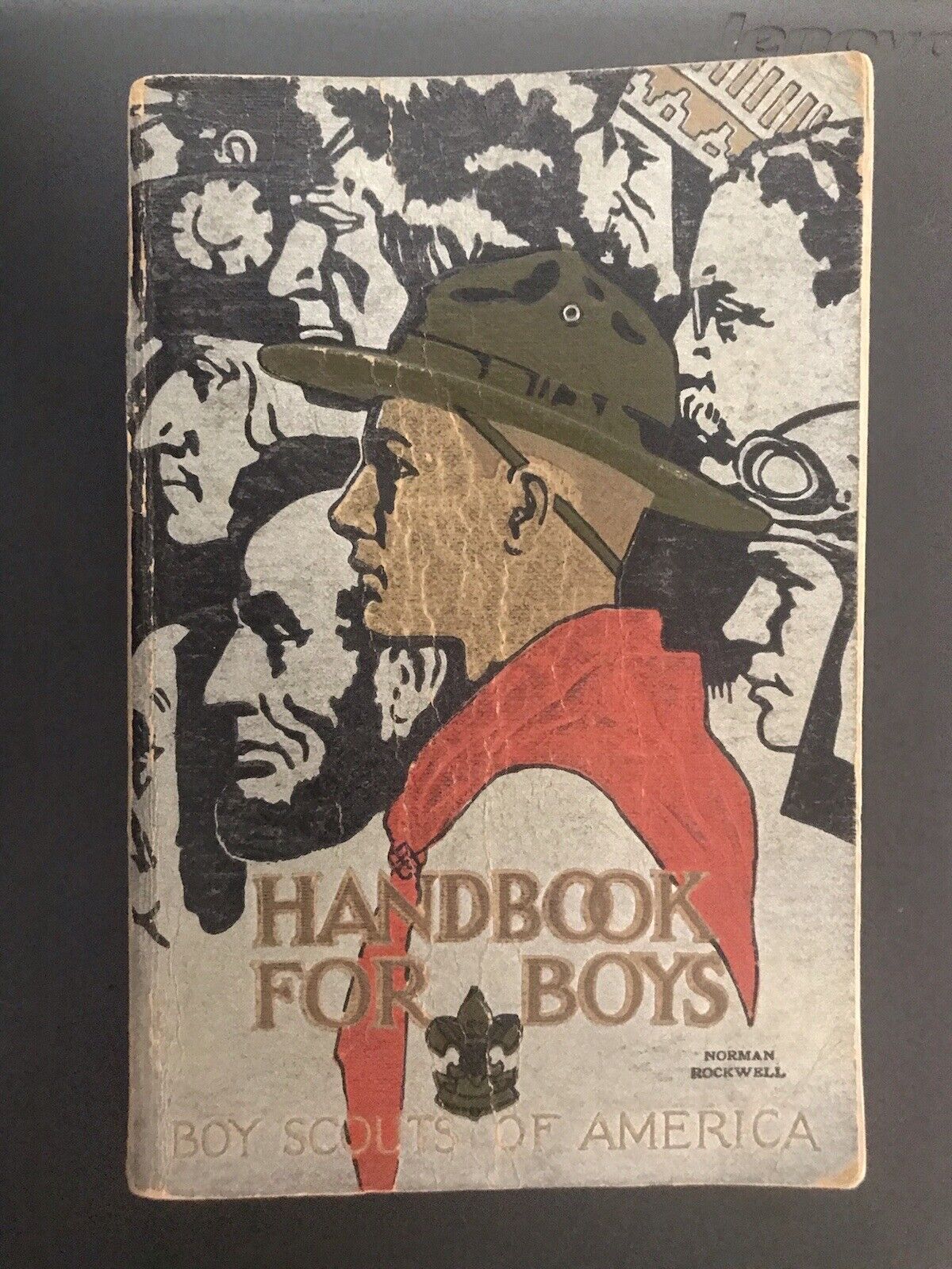 1935 Handbook For Boys 25th Anniversary Silver Cover Boy Scouts BSA Rare Vintage