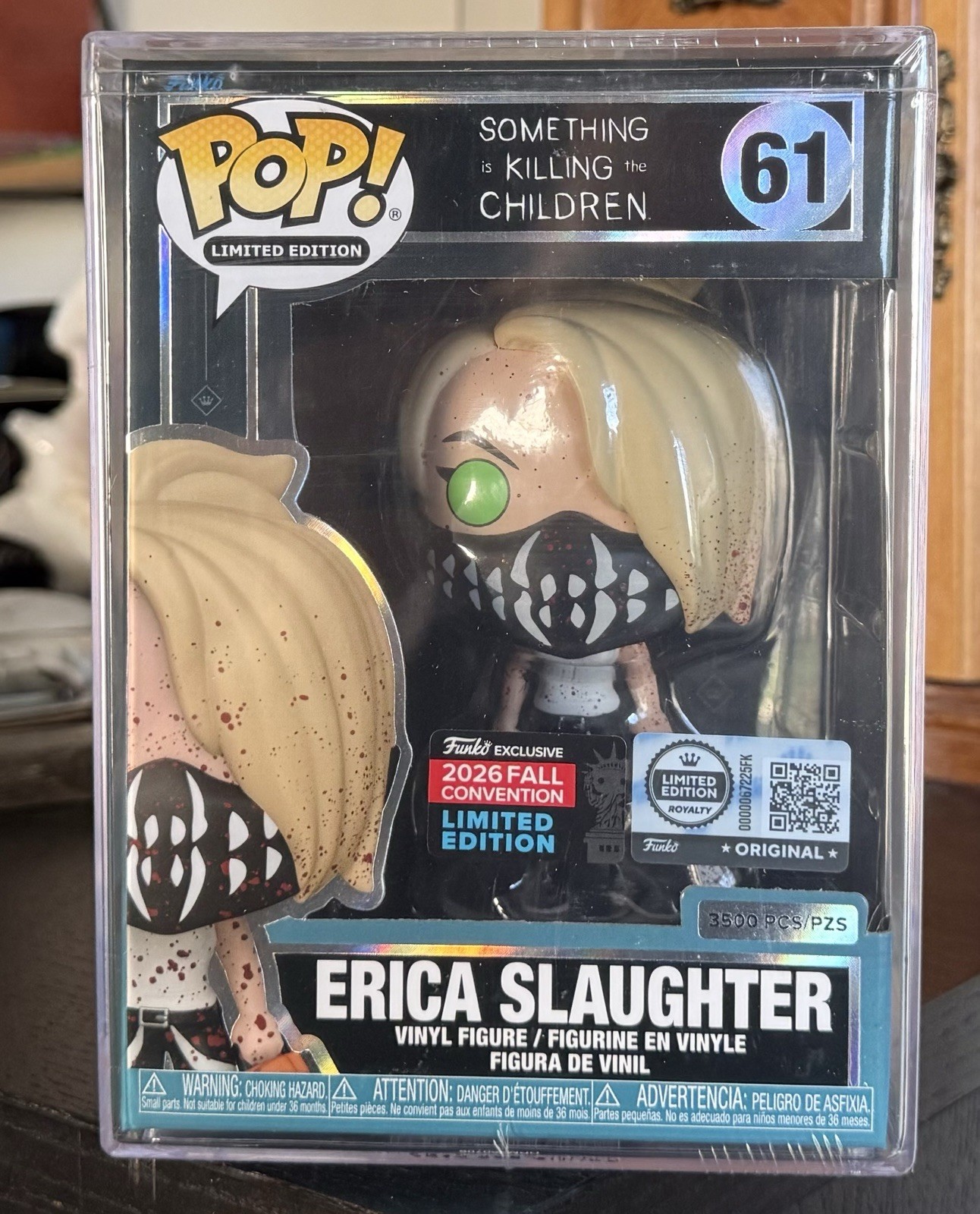 SEALED Funko Pop: ERICA SLAUGHTER #61 (NYCC 2026 Shared Sticker) LE 3500