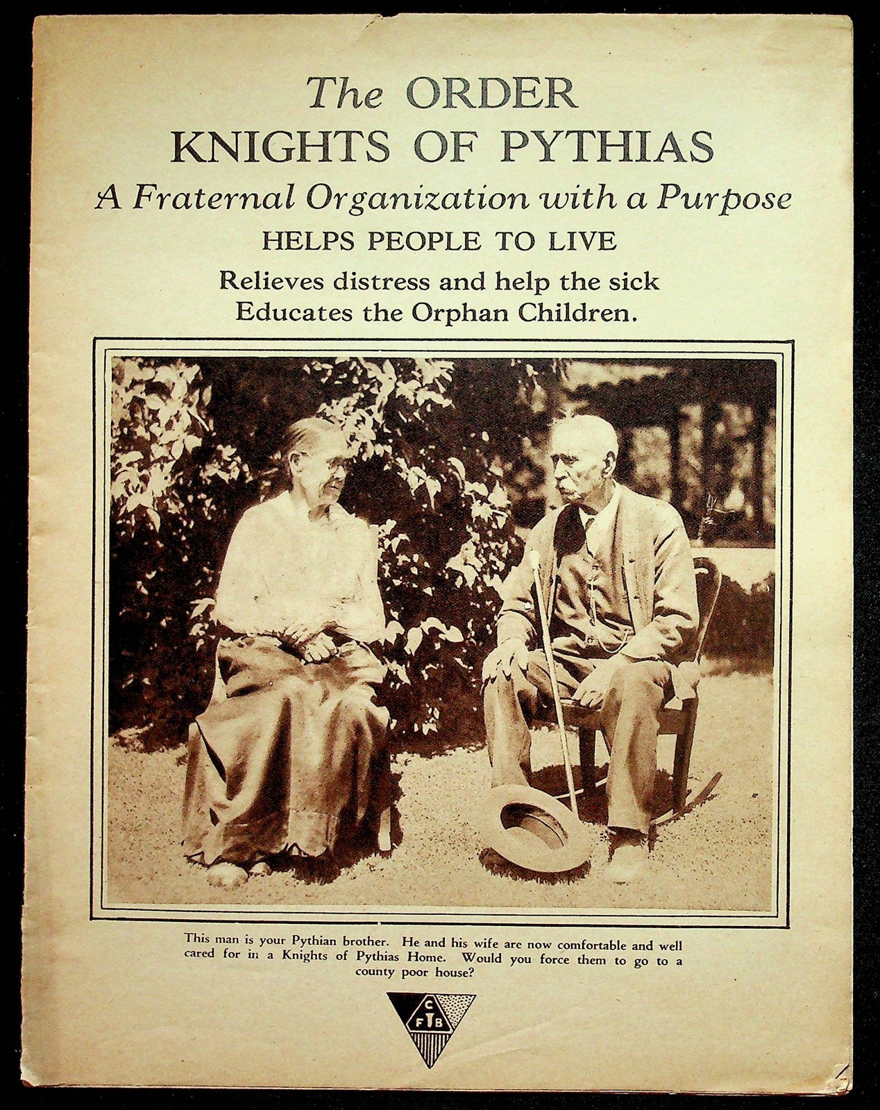Order Knights Of Pythias 1930\'s History & Information Pythian Insurance Brochure