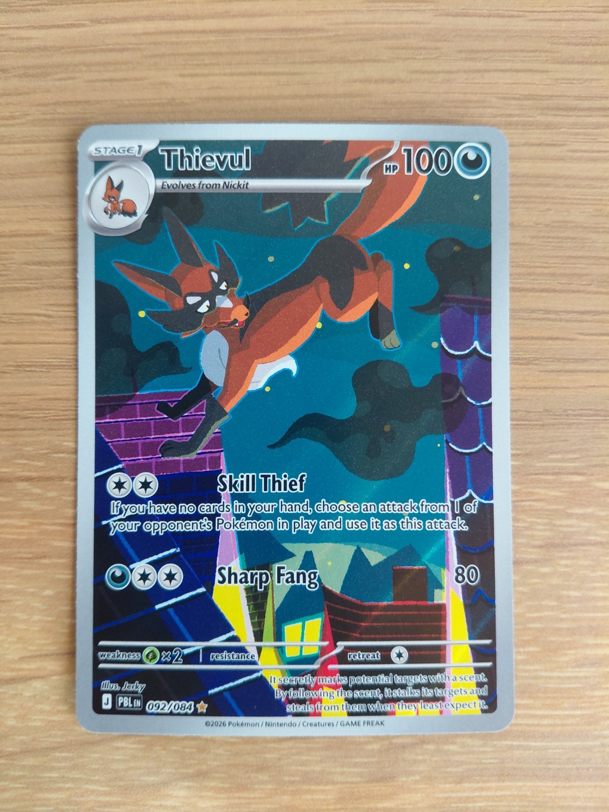 Pokemon TCG - Thievul (092/084) Pitch Black