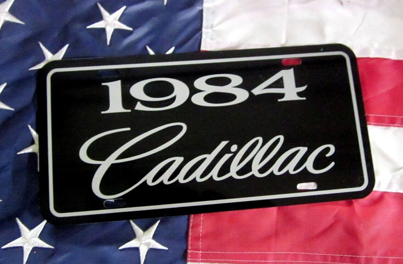 1984 Cadillac license plate tag 84 Caddy Eldorado DeVille Seville  Fleetwood