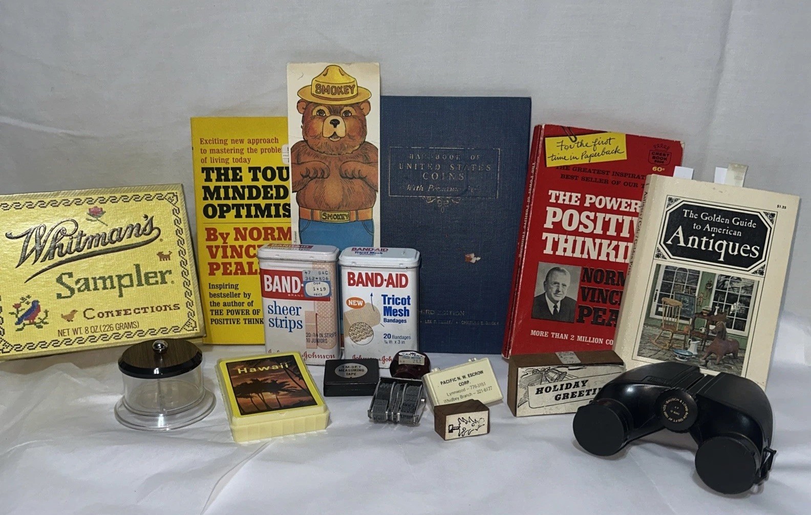 Vintage Americana Estate Ephemera & Desktop Junk drawer Collectibles Lot
