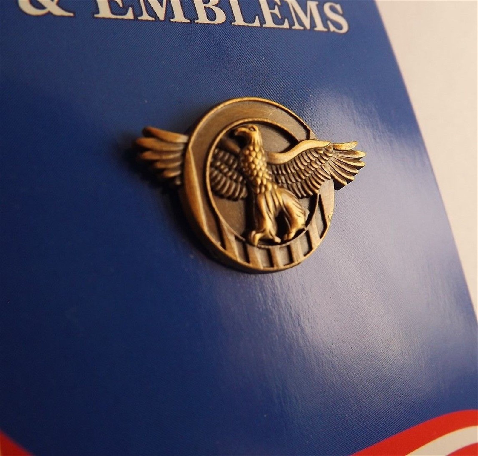 FREE SHIP Lapel Pin WWII Ruptured Duck Honorable Discharge 7/8\