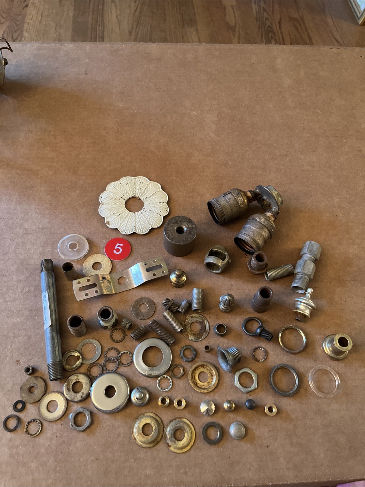 Vintage Spanish Chandelier Parts Lighting Restoration Parts No. 2-5