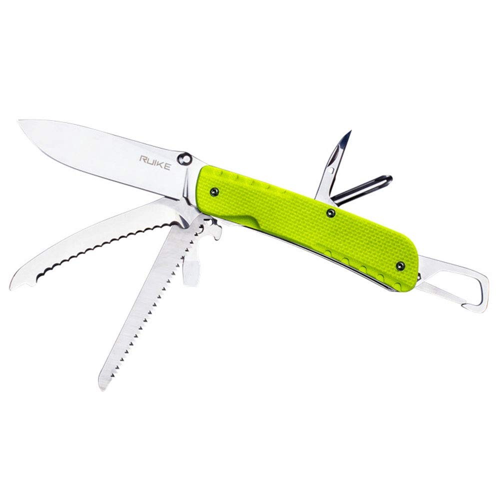 Ruike LD43 Trekker Folding Knife Multitool 12C27 Steel Green Ruike LD43 Trekker Folding Knife Multitool 12C27 Steel Green