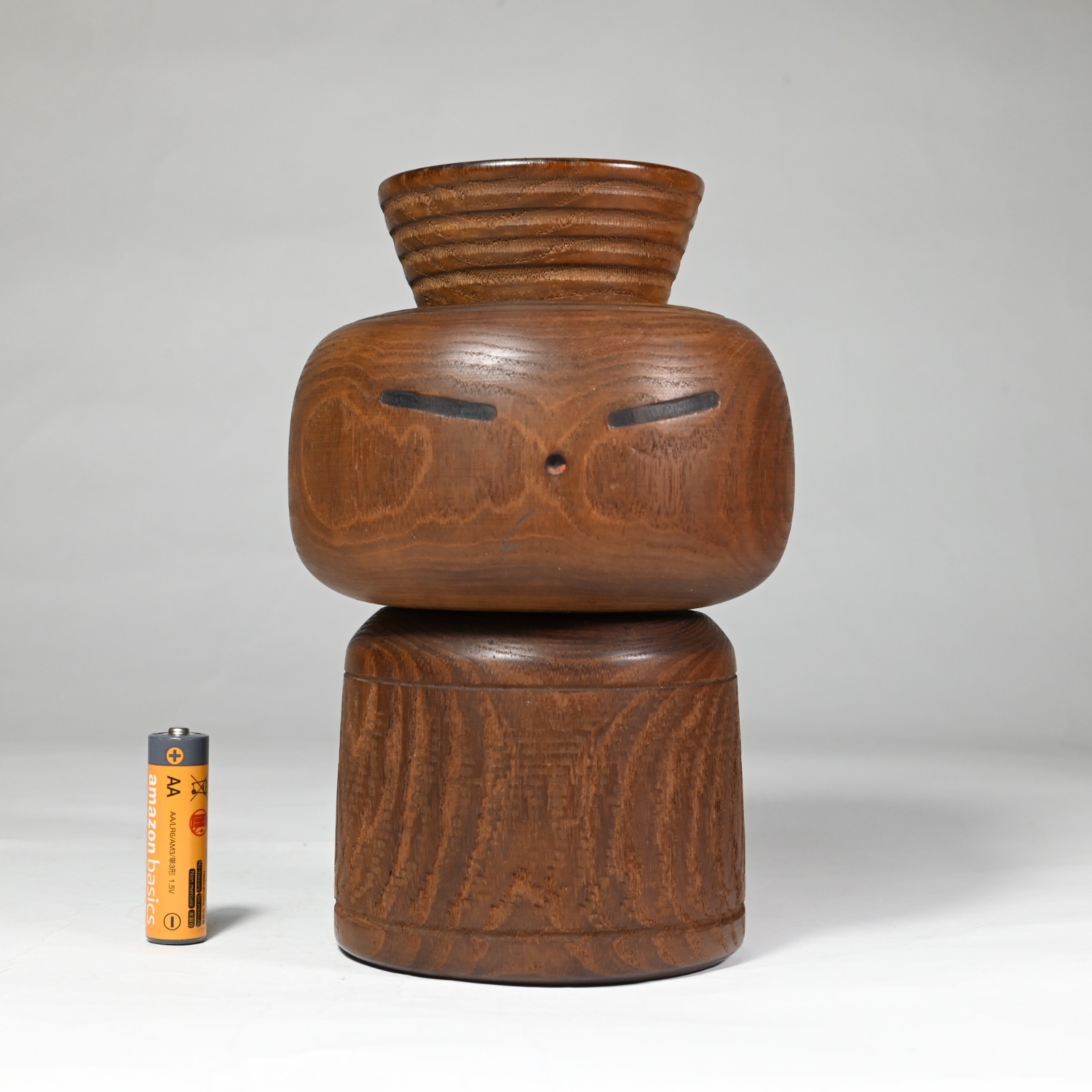 Master SANPEI YAMANAKA Vintage Kokeshi Signed 1980s Japan - Large 7\