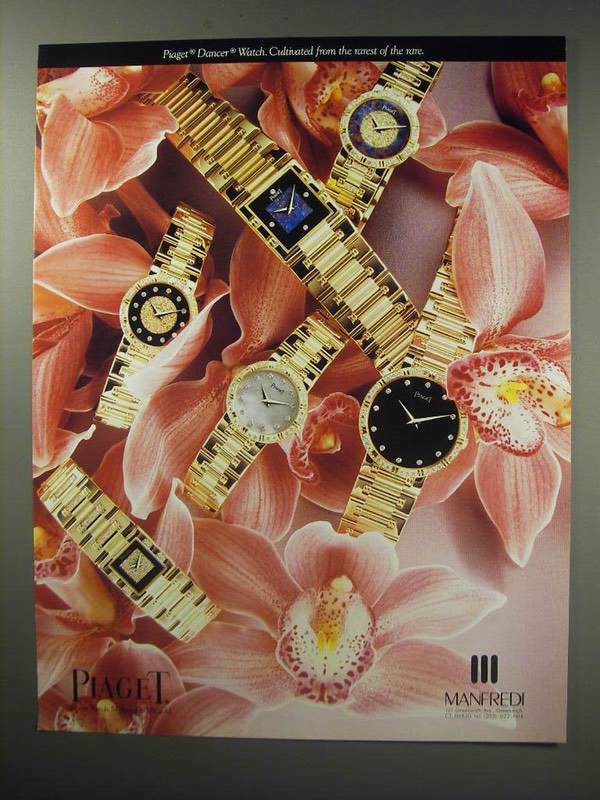 1991 Piaget Dancer Watch Ad - Cultivated from the rarest of the rare