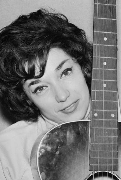 Italian-French singer Patricia Carli at her home in Paris on April- Old Photo 10