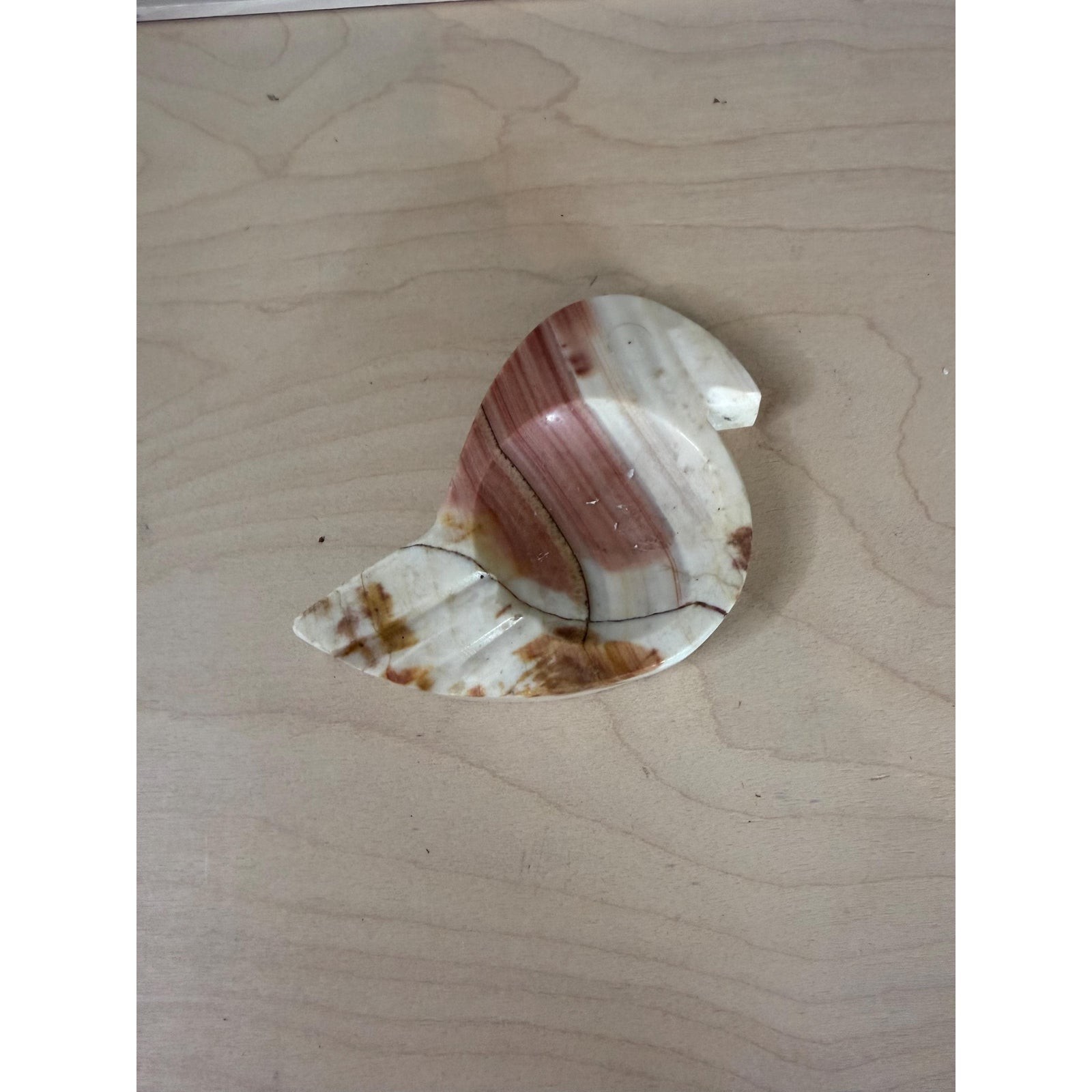 Vintage Onyx Bird Shaped Ashtray