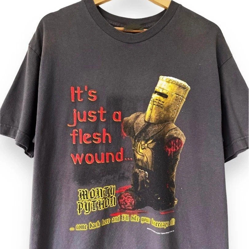 Monty Python It\'s Just a Flesh Wound Retro Unisex T-Shirt S-5XL
