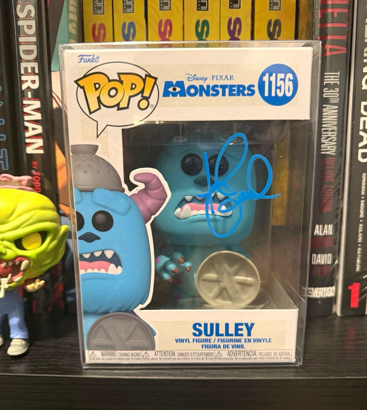 John Goodman signed Sulley Monsters Inc Beckett authenticated Funko Pop with COA John Goodman signed Sulley Monsters Inc Beckett authenticated Funko Pop with COA