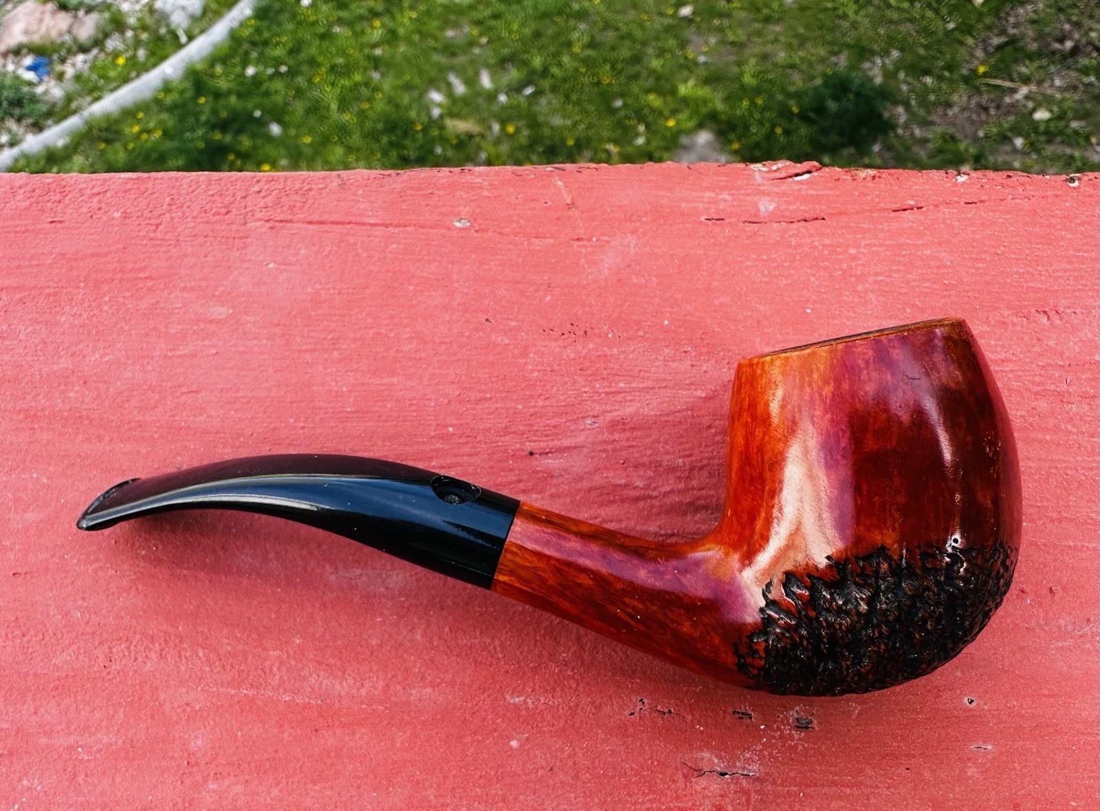 Aldo Velani REFOSCO Partially Rusticated Briar  Italian Estate Pipe Tobacco