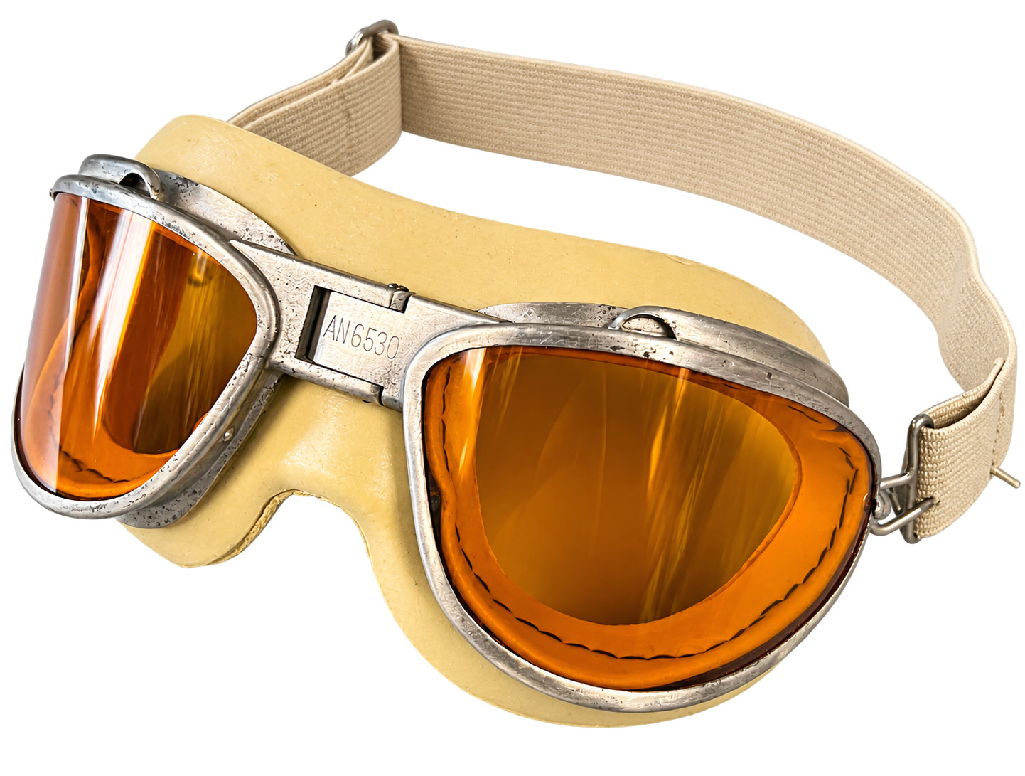US NAVAL & MARINE AN-6530 FLYING GOGGLES- CHAS. FISCHER