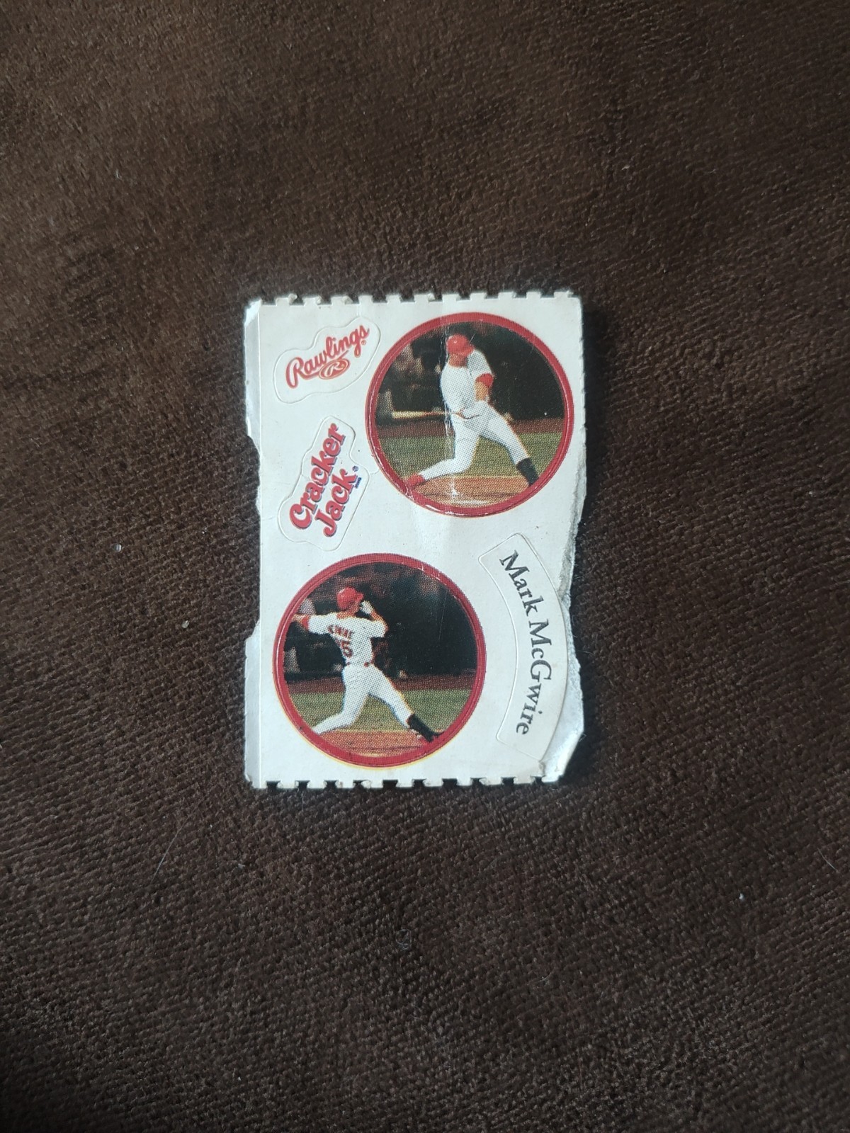 1999 Cracker Jack Mark McGwire Stickers 1999 Cracker Jack Mark McGwire Stickers