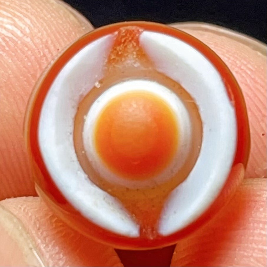 Rare 4G Natural Gobi Agate Eyes Agate Crystal Stone Madagascar L5404