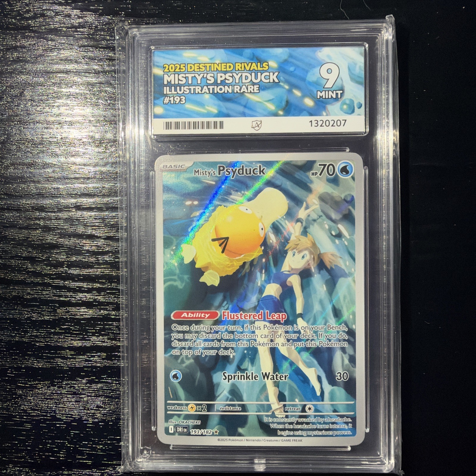 ACE 9 Misty's Psyduck 193/182 Destined Rivals Mint Pokemon ACE 9 Misty's Psyduck 193/182 Destined Rivals Mint Pokemon