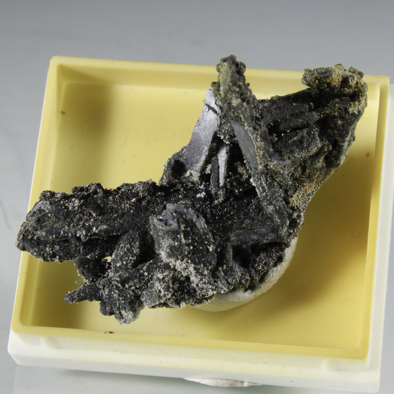 STELLAR Cluster of BISMUTHINITE Crystals - Tasna, Bolivia