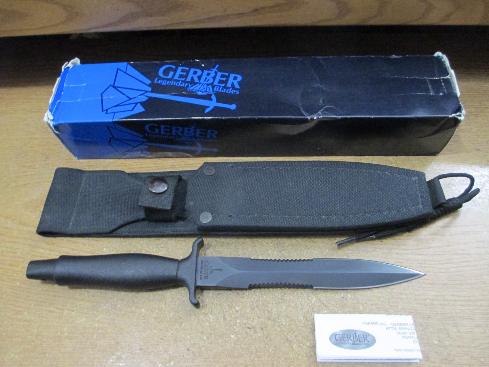 Gerber Mark II Survival Knife With Box And Sheath USA Portland OR