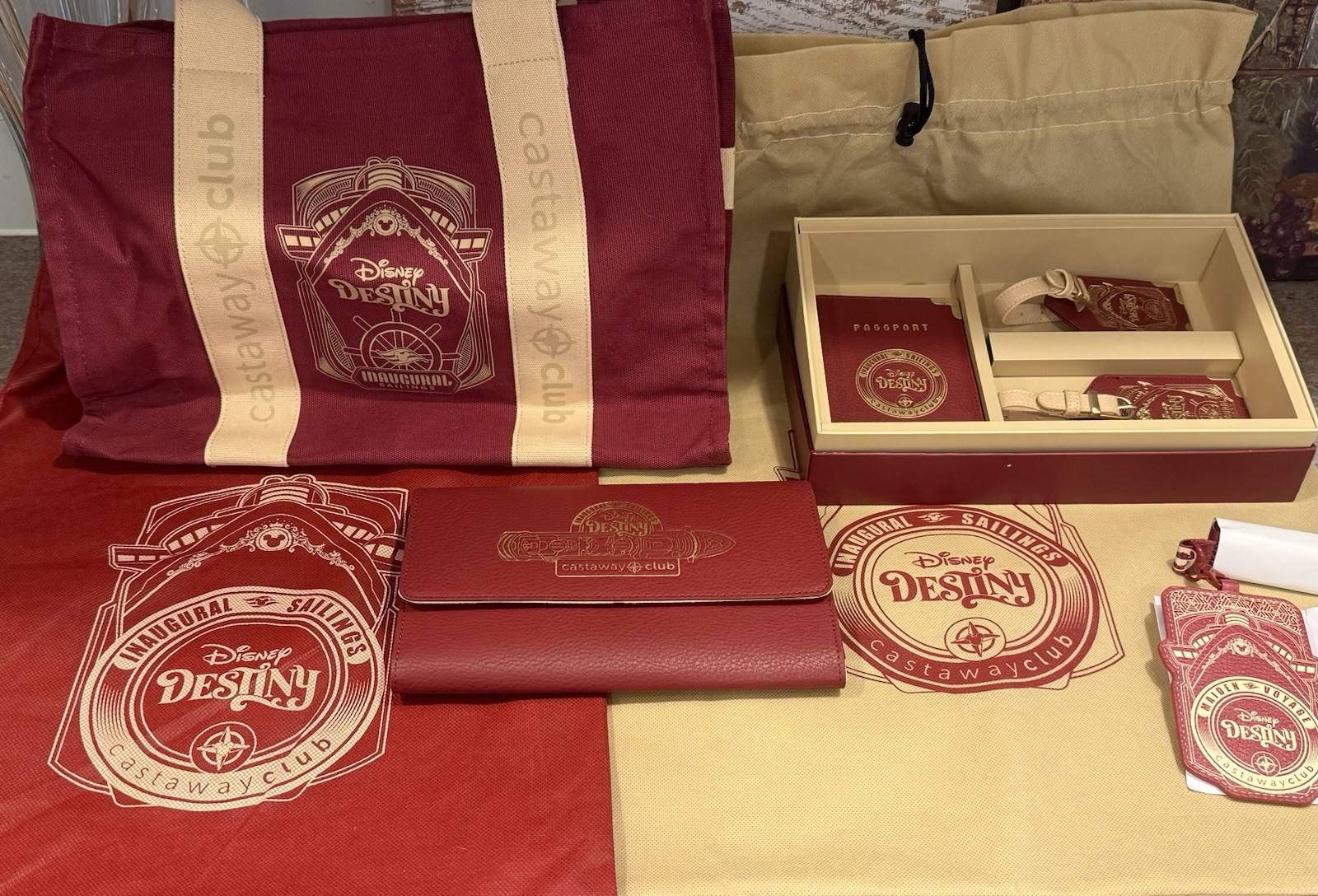 Disney Destiny Maiden Voyage Castaway Club gift Set.