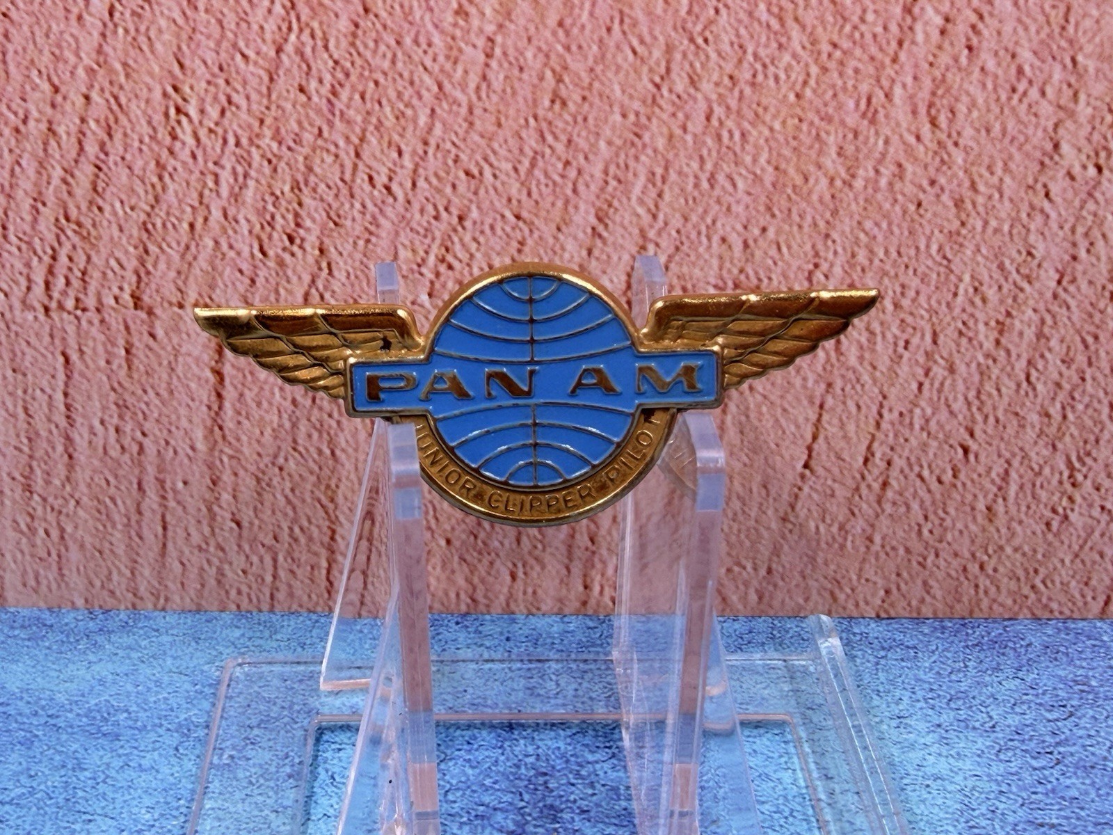 Vintage Pan Am Junior Clipper Pilot Wings Pin