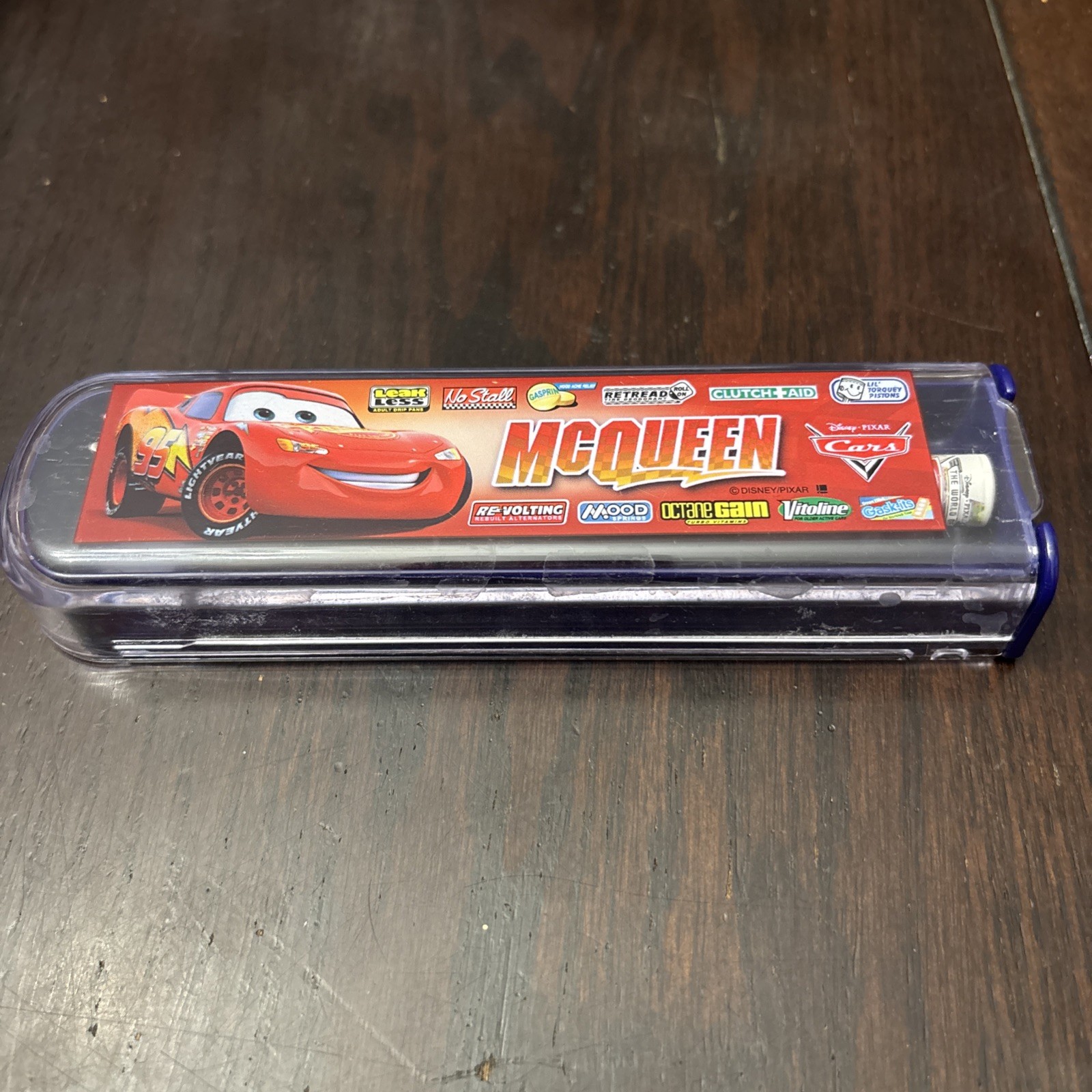 Vintage Disney Pixar Cars Lightning McQueen Stainless Steel Fork In Case EUC Vintage Disney Pixar Cars Lightning McQueen Stainless Steel Fork In Case EUC