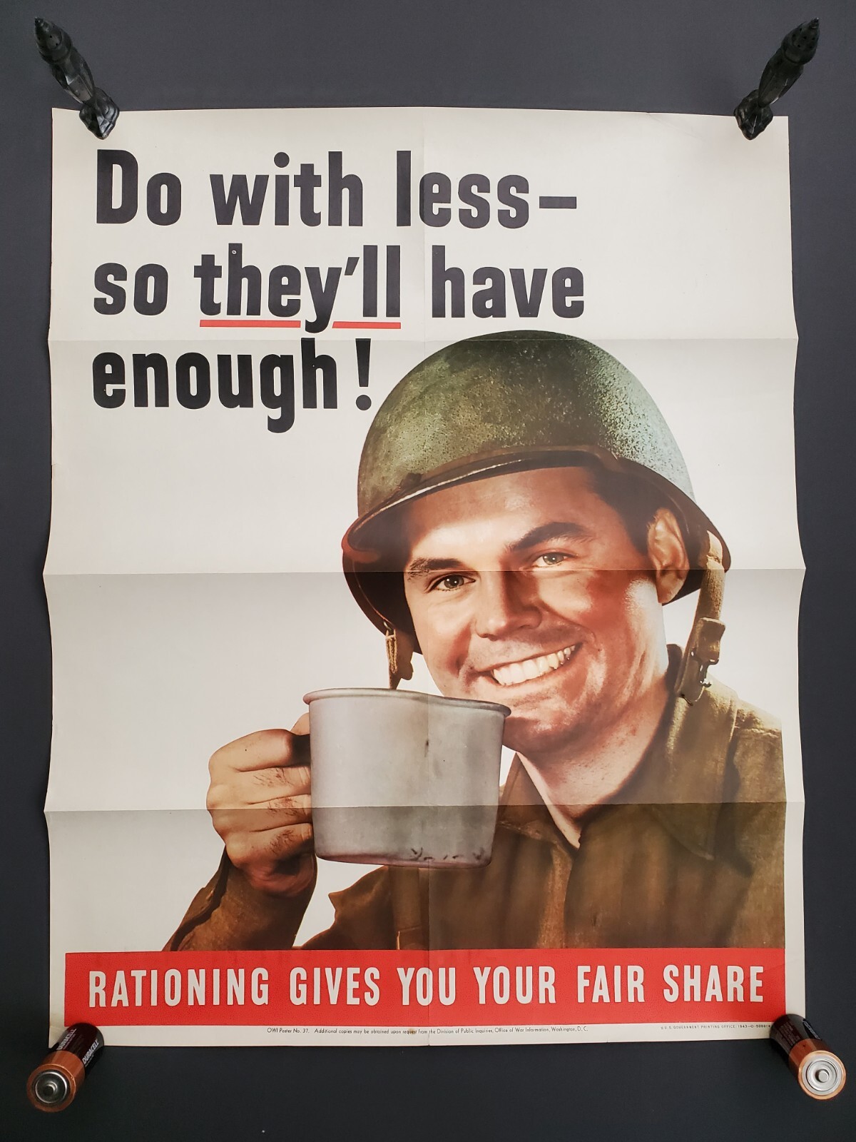 WWII 1943 Do With Less - So They\'ll Have Enough - Rationing Themed 28\