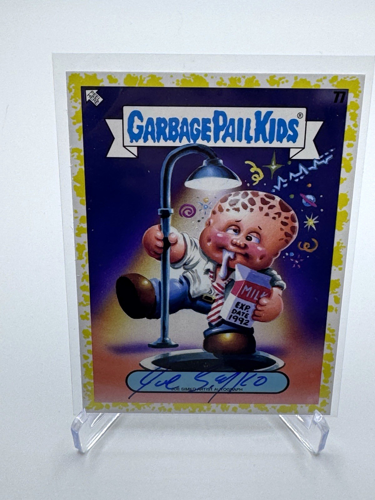 GPK 2020 Intergoolactic Fools Gold #77 Joe Simko Auto 02/50