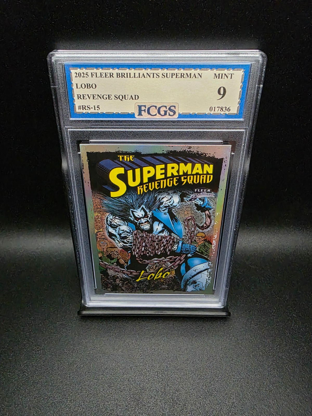 Lobo #RS-15 (2025) Fleer DC Brilliants Superman - Graded 9 [FCGS] MINT
