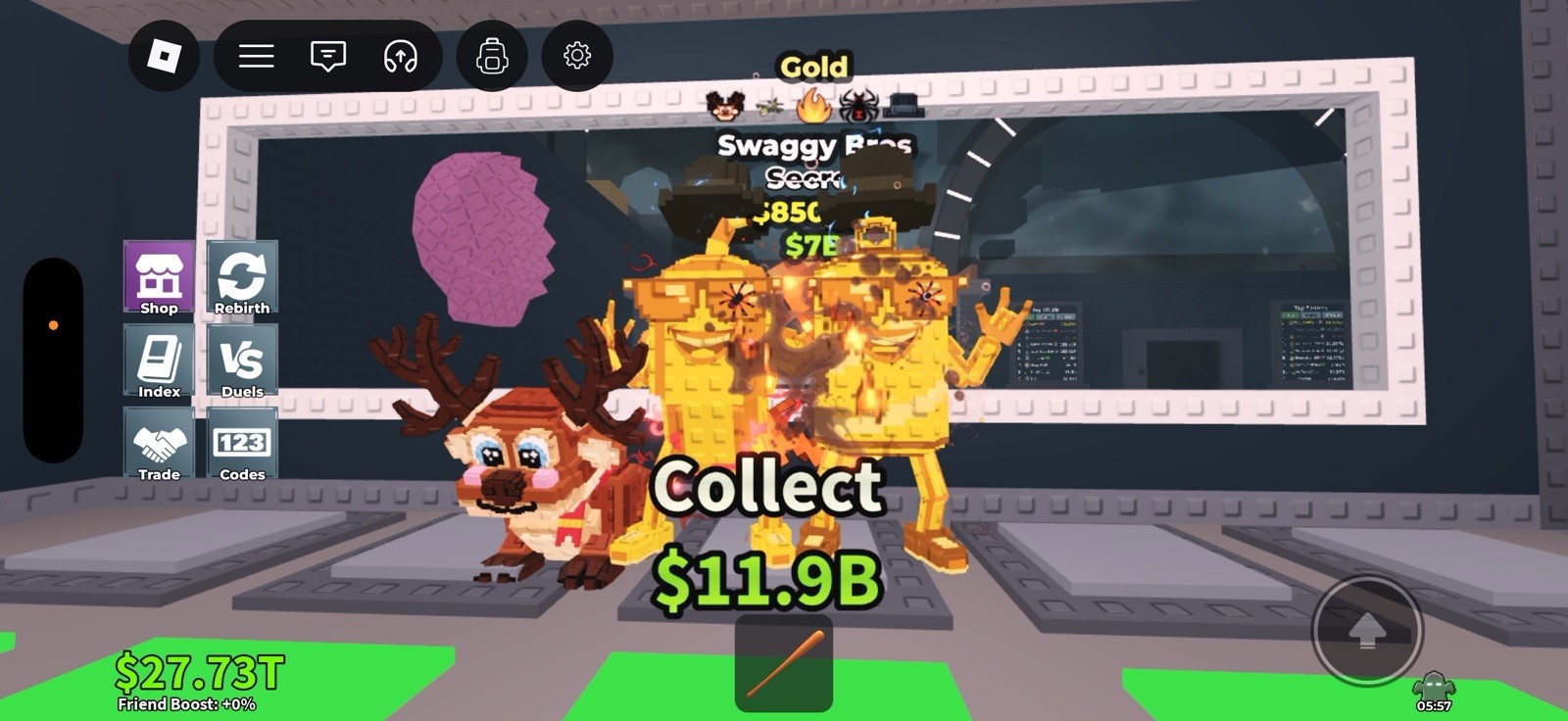 Roblox Secret Collectibles Game Item/Asset - Gold & Candy Generations