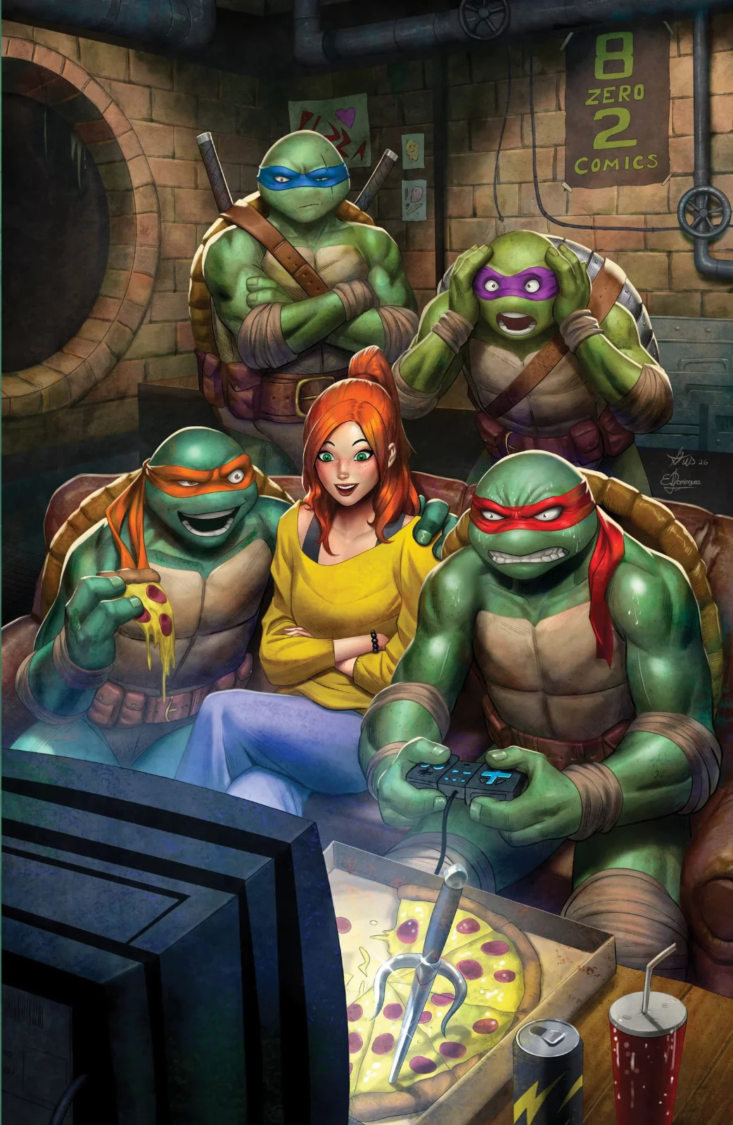 Teenage Mutant Ninja Turtles #300 Vol. 2, #20 Virgin Exclusive Gus Mauk LTD 500