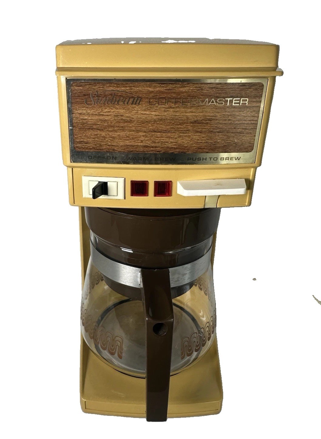 Vintage 1970s Sunbeam Coffeemaster Drip Coffee Maker – Harvest Gold