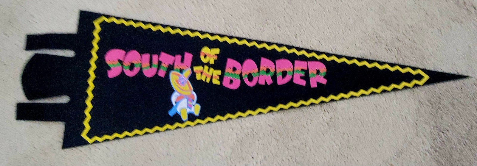 South Of The Border PEDRO Vintage Felt Pennant