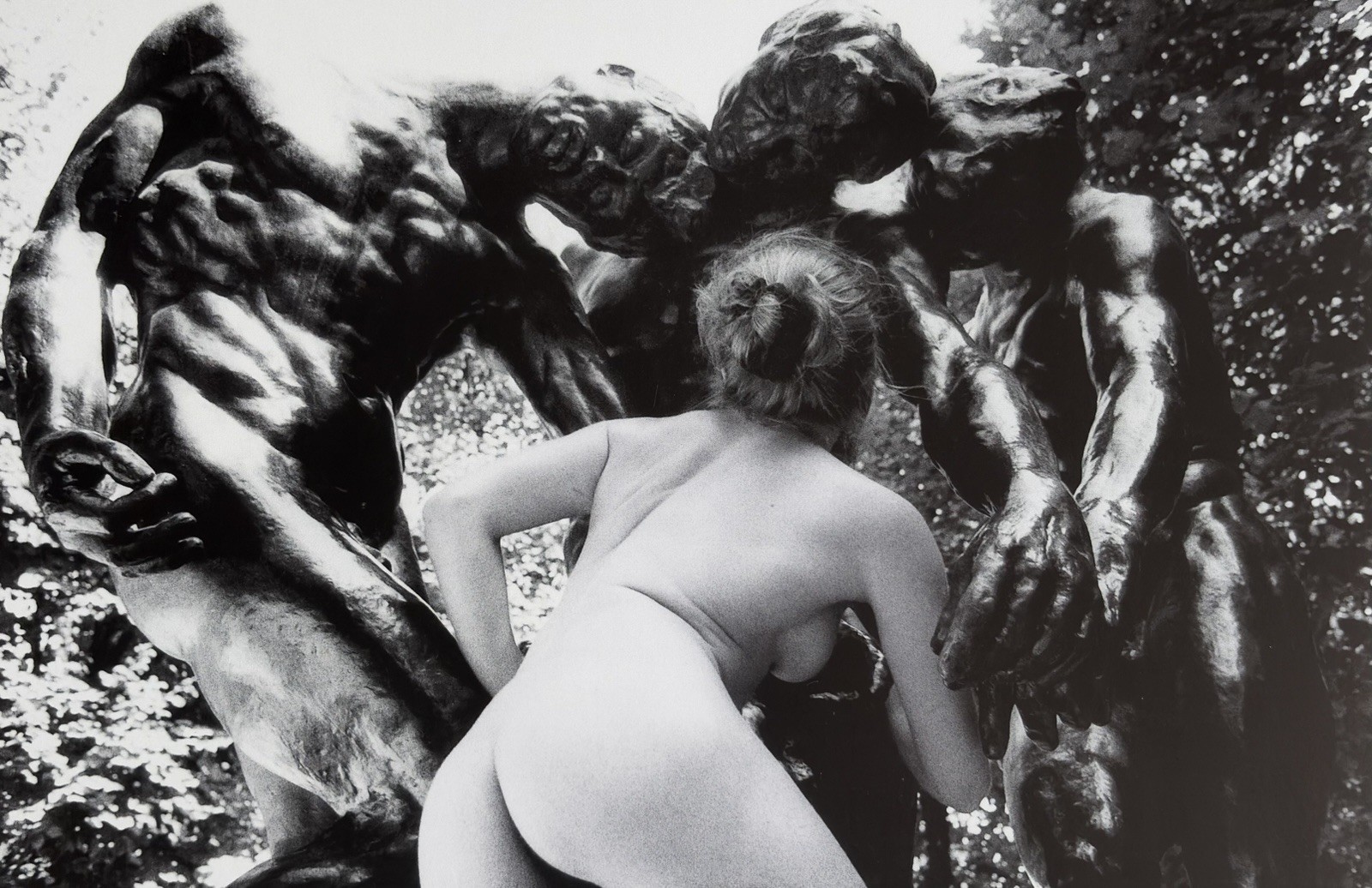 Ferdinand Michaud, female nude, Palais des Papes, period print, 1986 »