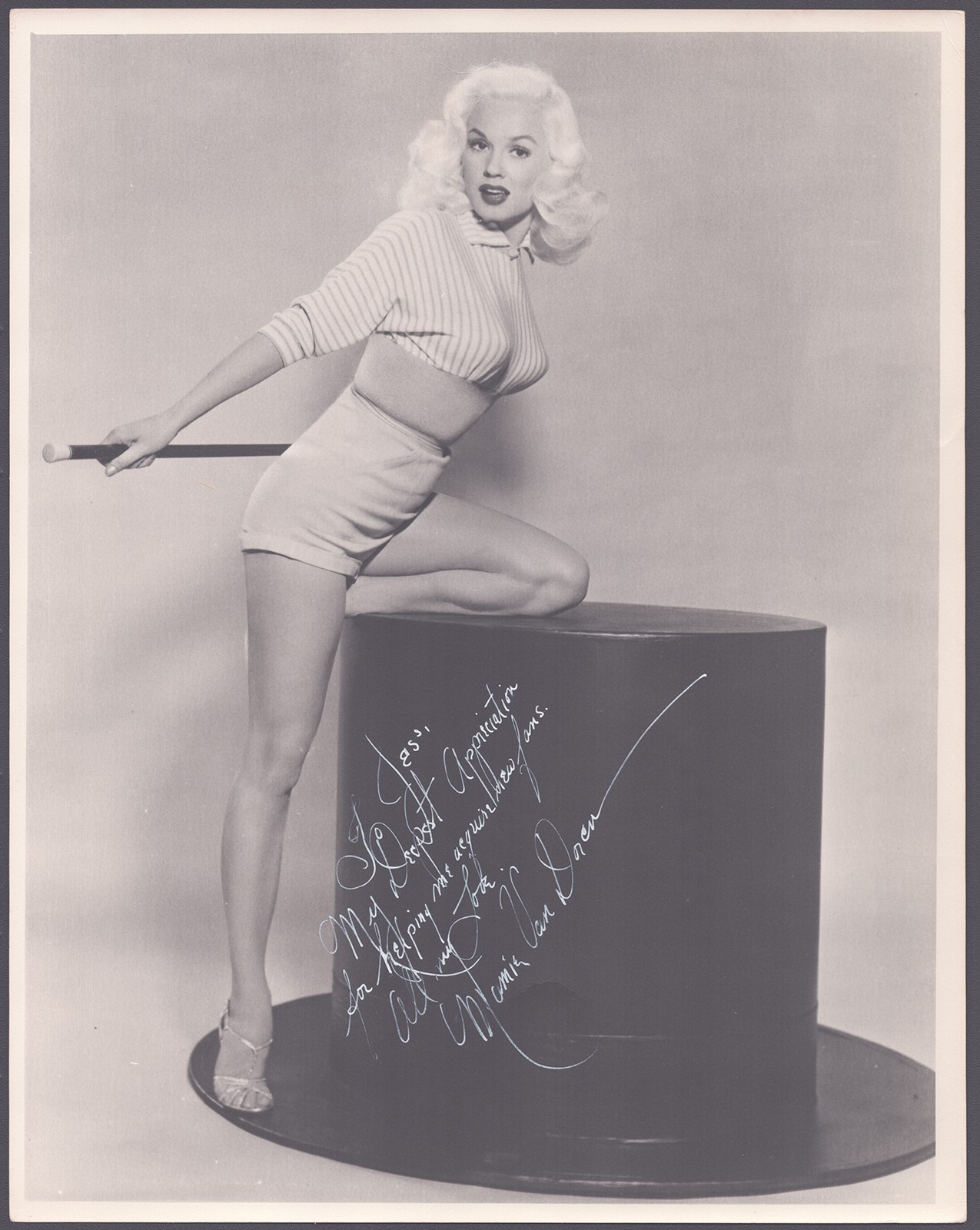 MAMIE VAN DOREN - AUTOGRAPHED SIGNED PHOTOGRAPH