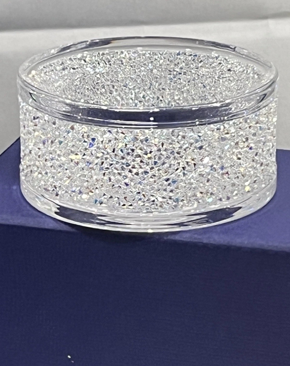 Swarovski Cystalline Tea Light Holder -NIB