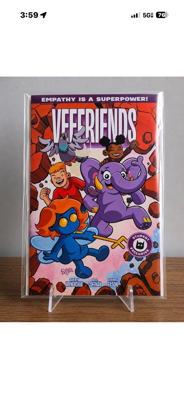 RARE 2026 Veefriends Exclusive Comic STUDENT EXCLUSIVE