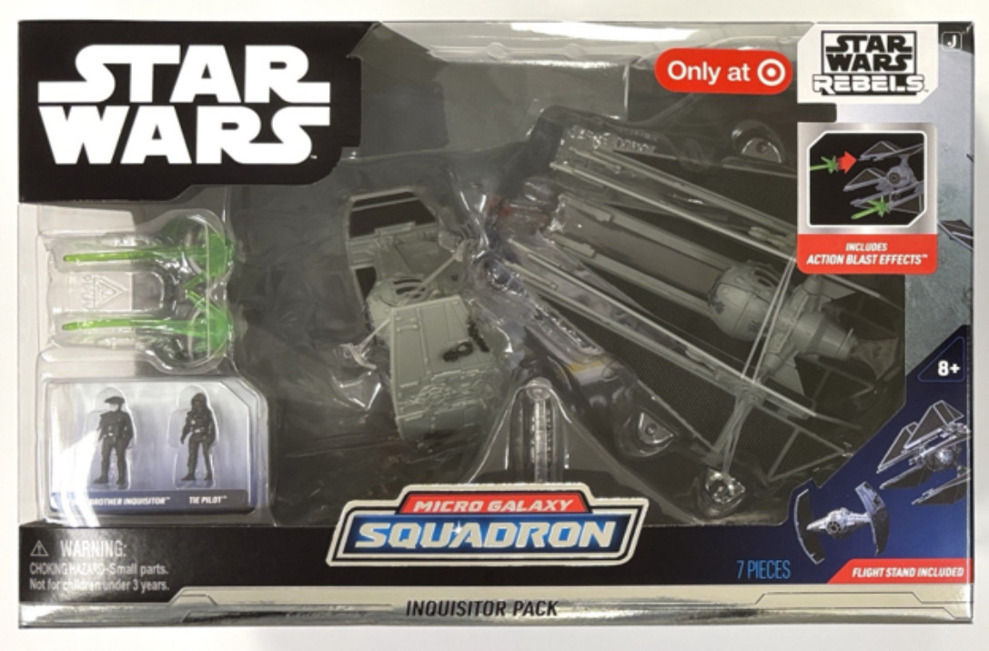 Star Wars Micro Galaxy Squadron Inquisitor Pk Tie Defender vs Tie Advanced Proto