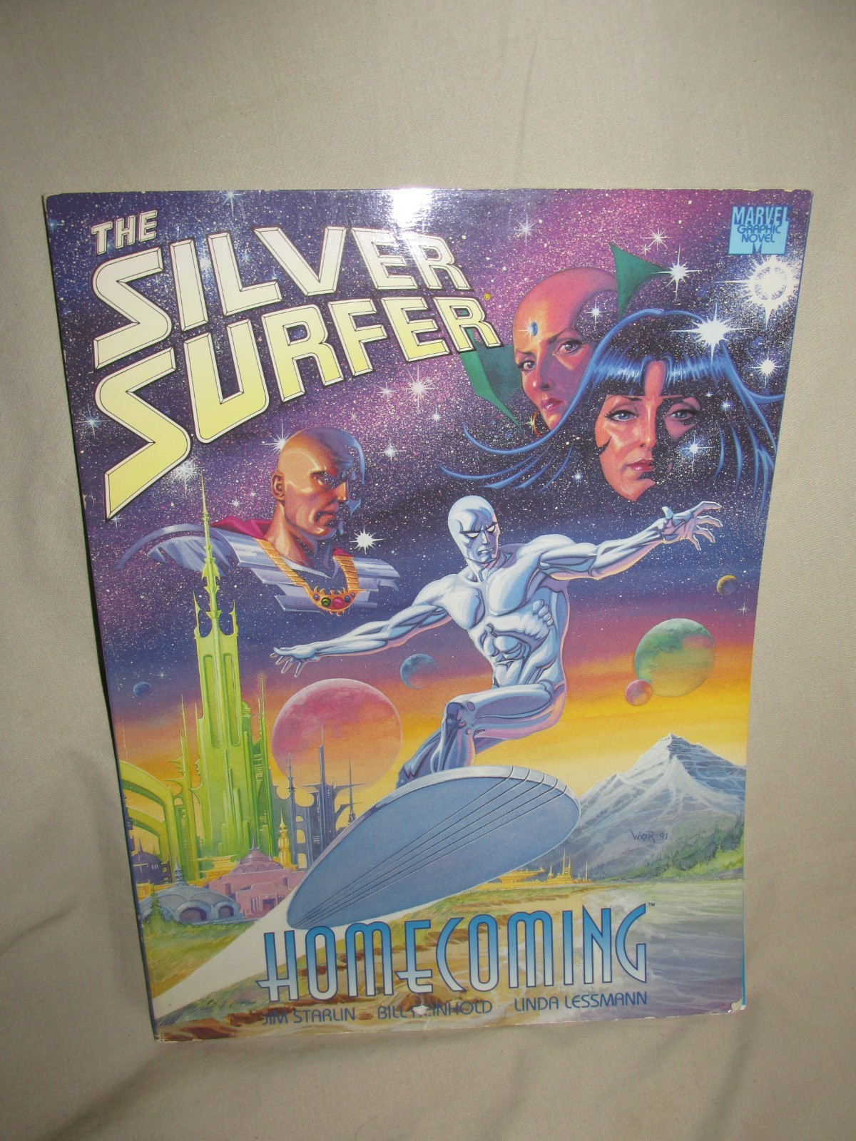The Silver Surfer: Homecoming (Marvel, 1991) Graphic Novel Jim Starlin Reinhold