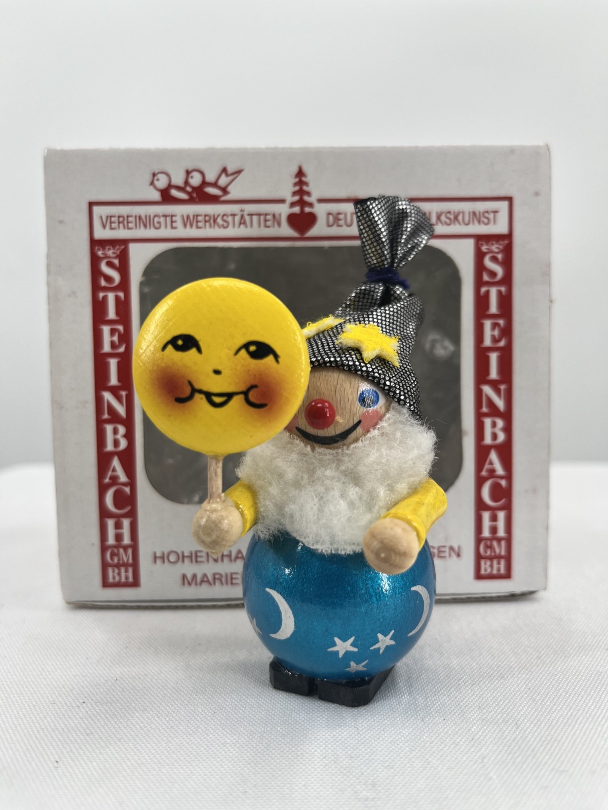Steinbach CELESTIAL WIZARD Wooden Ornament w/ Box & Tag 3.5\ Steinbach CELESTIAL WIZARD Wooden Ornament w/ Box & Tag 3.5\