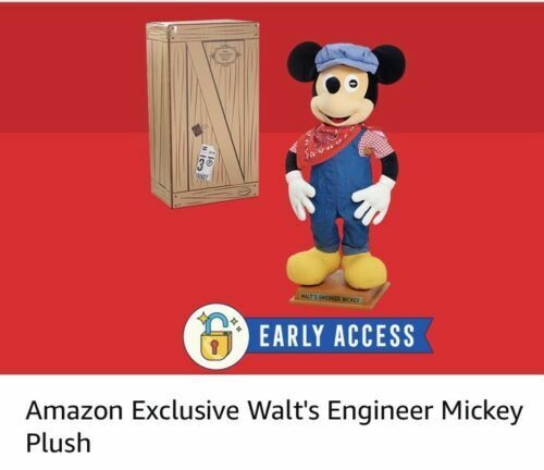 Exclusive Walt\'s Engineer Mickey Plush 3 Foot Limited Edition CONFIRMED ORDER