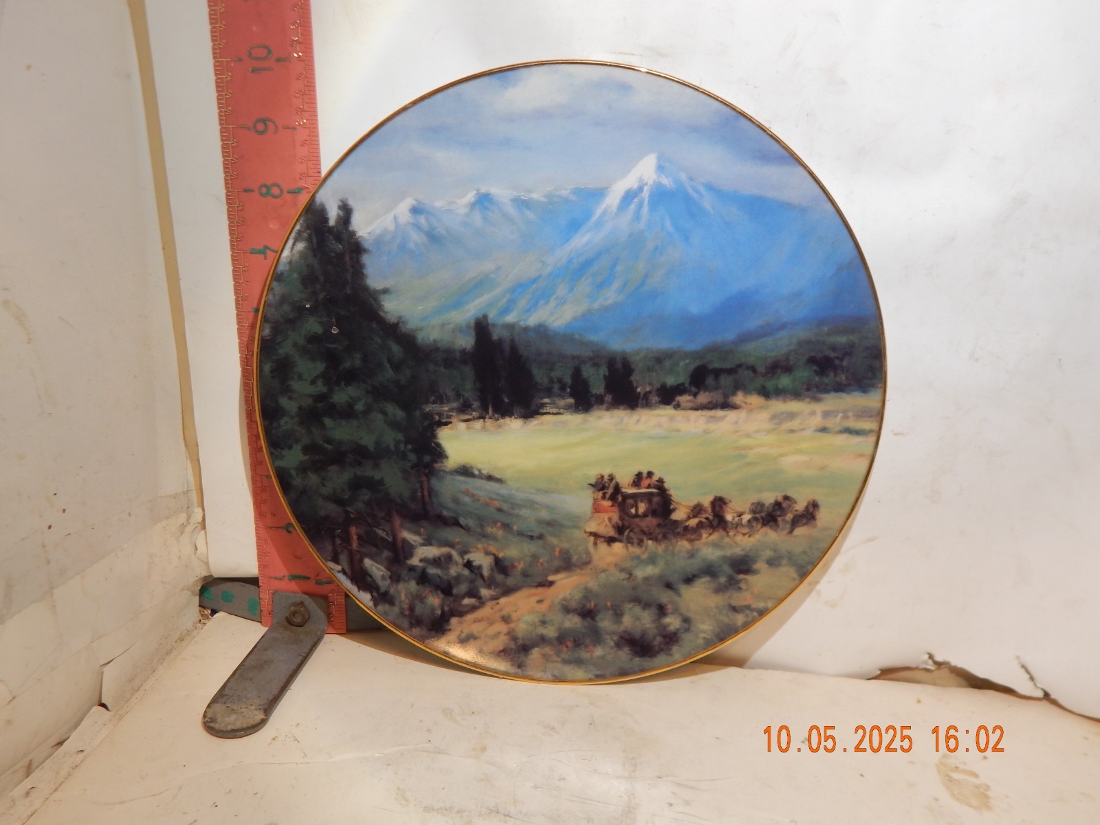 B.N.S.F. Railway safety award plate-1998 San Francisco Peaks - # 42700