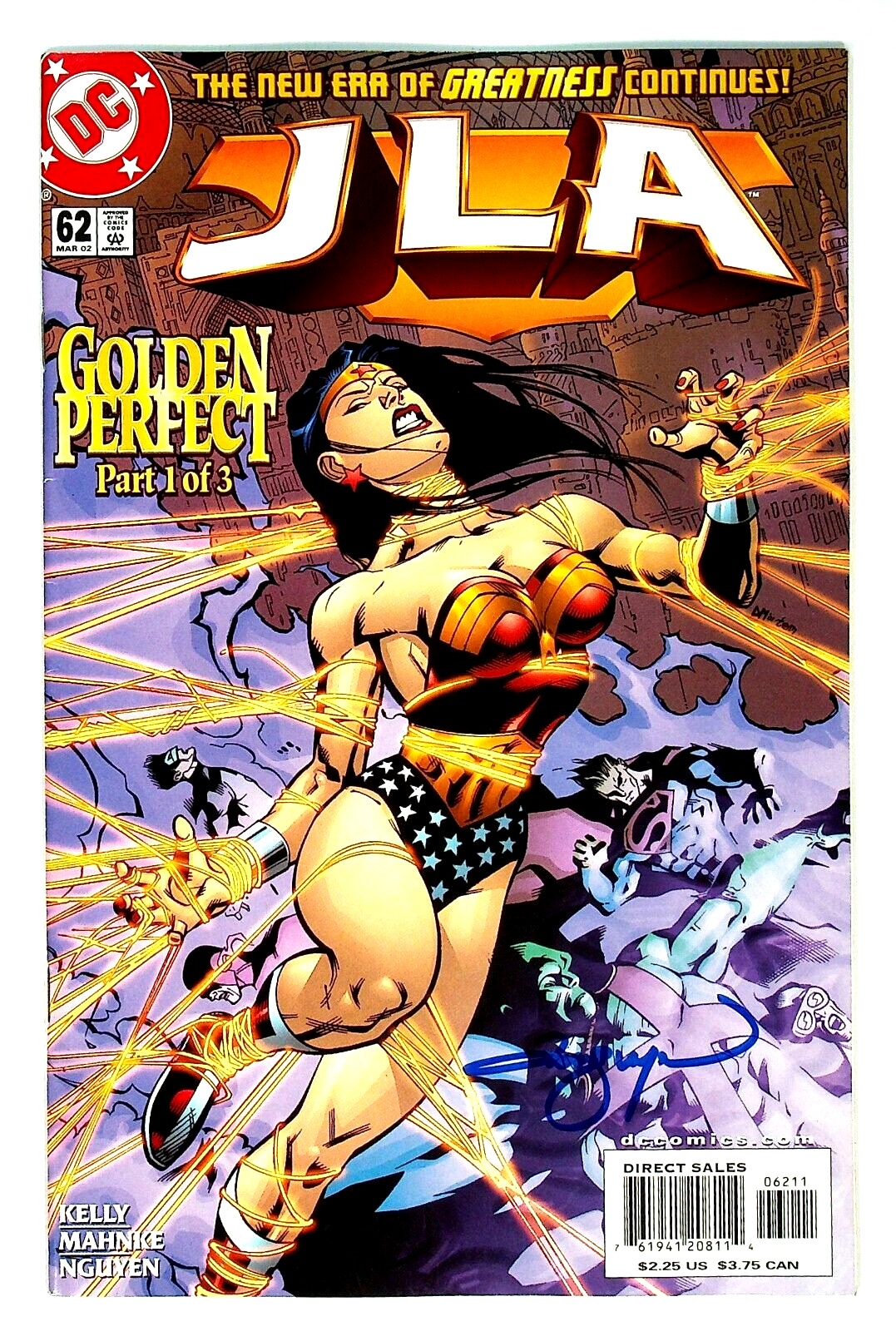 JLA #62 Signed by Tom Nguyen DC Comics 2002