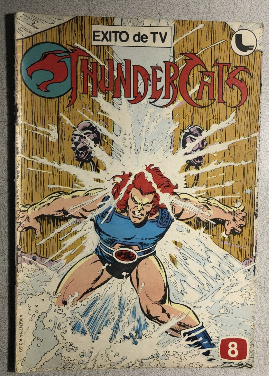 THUNDERCATS #8 (1987 Argentina) Spanish language color comic book VG+ THUNDERCATS #8 (1987 Argentina) Spanish language color comic book VG+